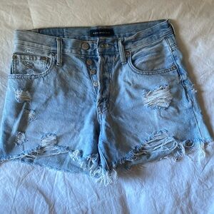 Aeropostale 90s High Rise Cut-Off Jean Short